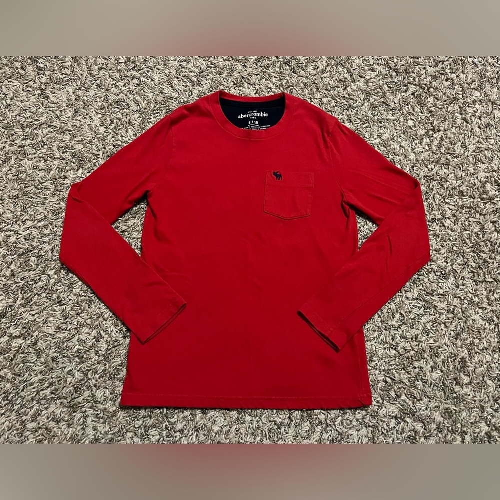 Abercrombie Kids Long Sleeve Crew Neck T Shirt Boys 9/10